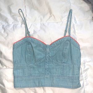 cute jean top